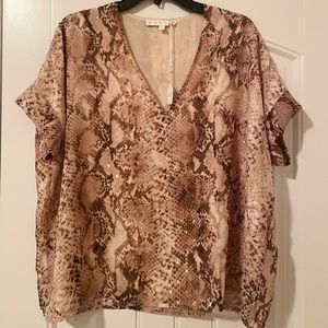 NWT Karlie snake print top